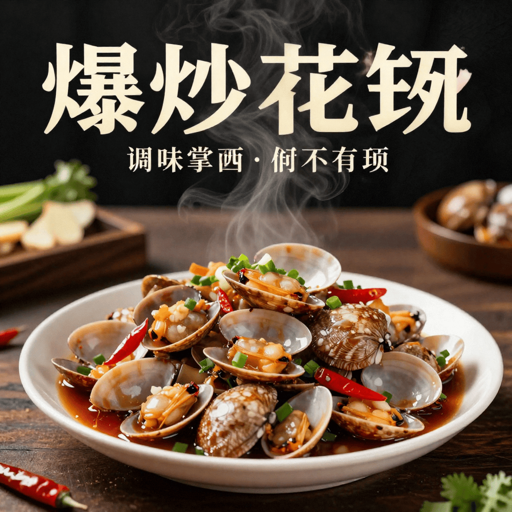 夏日夜宵首选：爆炒花蛤鲜辣过瘾的秘诀