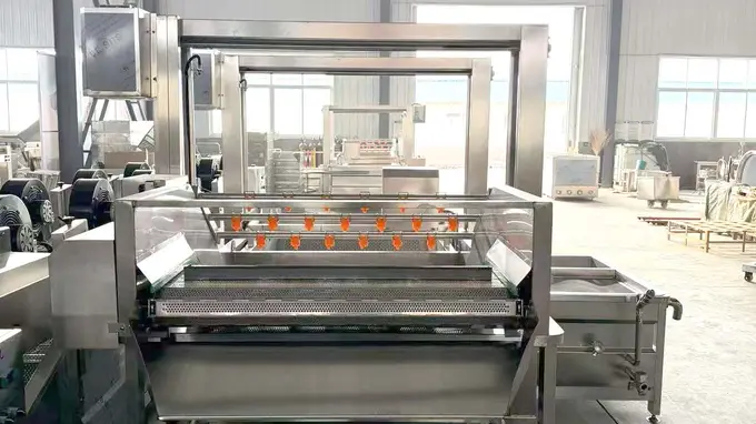 软包装零食喷淋清洗风干线应用场景与选型要点解析