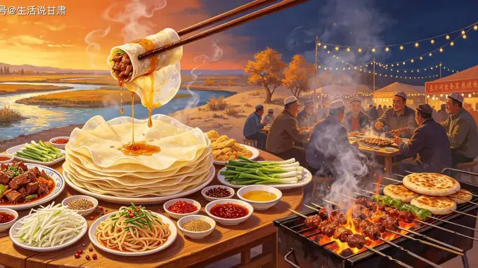 临泽四坝蒸饼 传承两千年薄饼老味道
