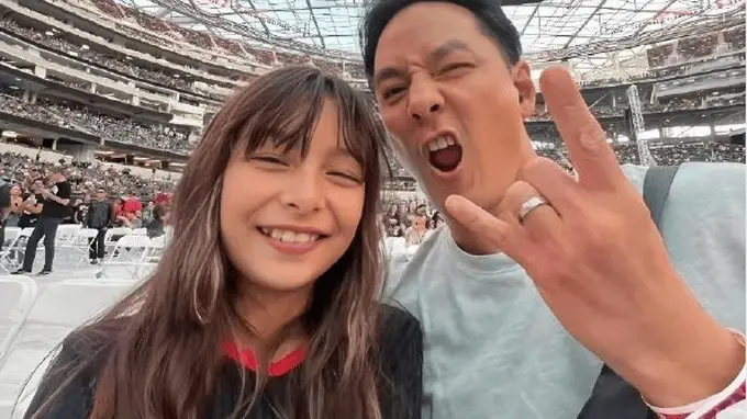 #吴彦祖带13岁女儿徒步引热议 网友赞高级脸与吐槽长残两极对立