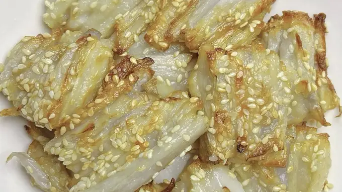 外酥里糯巨香芋头饼！我妈传家秘方，不好吃算我输