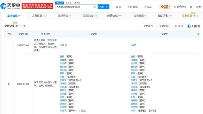 宋波任大唐发电董事长
