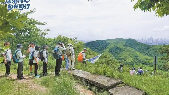 深港首条13公里跨境徒步专线开放:一河两岸尽览双城原生风貌