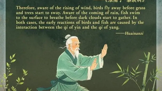 阴阳之气的互动与万物生成变化
