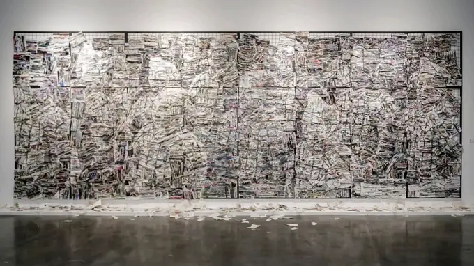 撕裂的踪迹——李枪作品展亮相深圳 假期文艺打卡新选择