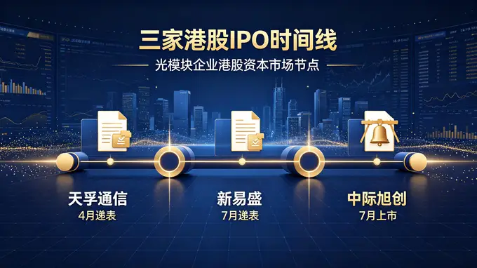 光模块扎堆赴港募资 锚定下一代技术卡位