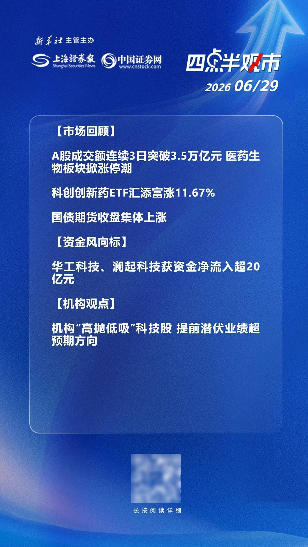 四点半观市 | 机构：“高抛低吸”科技股 提前潜伏业绩超预期方向
