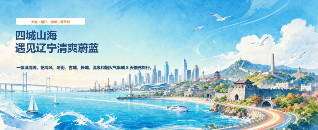 大连、营口、锦州、葫芦岛发布辽宁“海洋”主题文旅线路