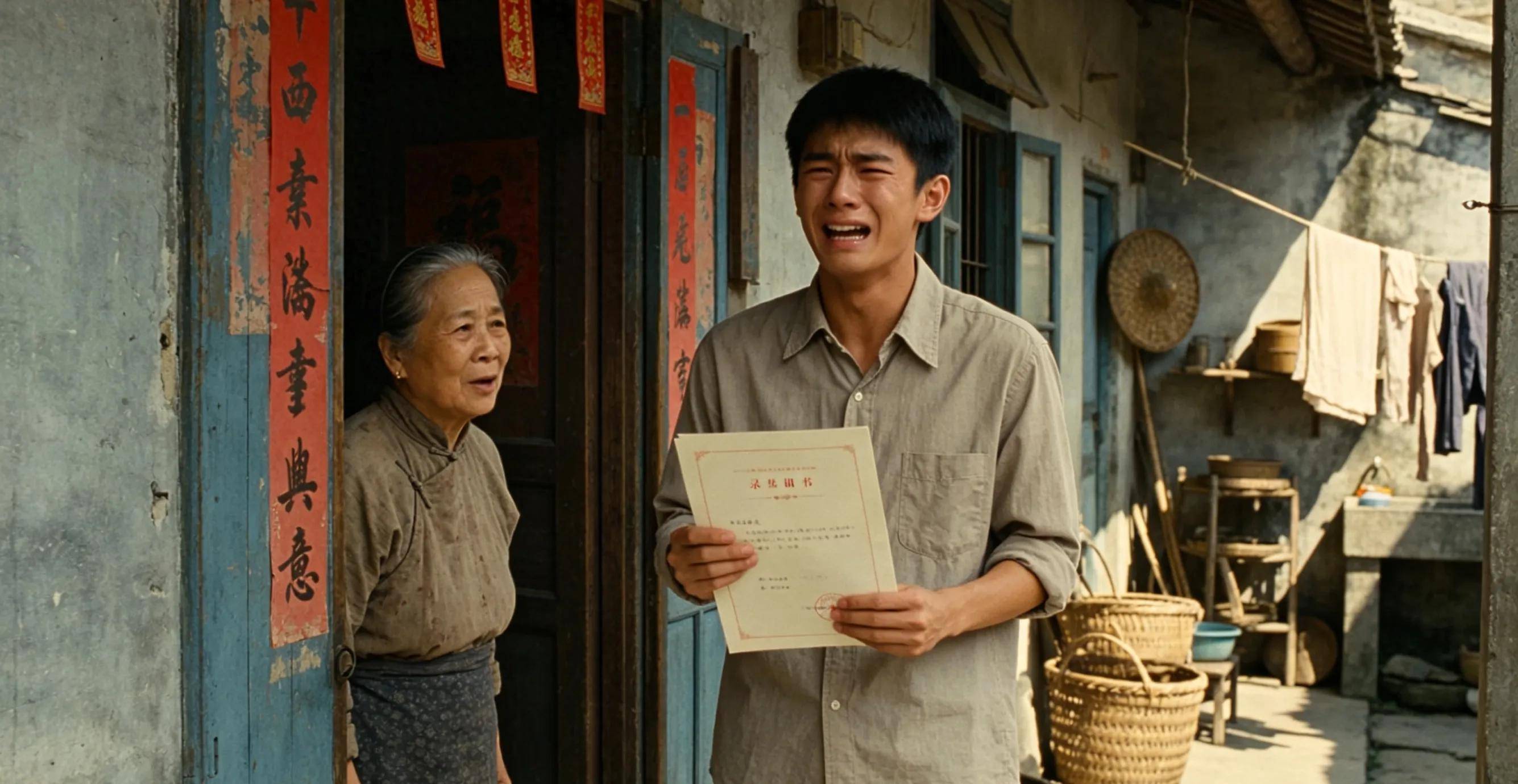 哑巴寡妇养我21年，我考上公务员那天，她突然开口说了句话