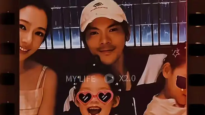向佐晒一家四口游玩日常 亲子相伴互动温馨有爱