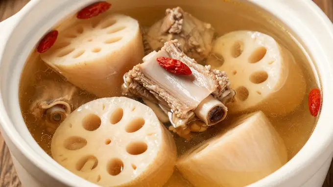 余柑子莲藕排骨汤:一锅清润去燥气,做法独家不踩雷