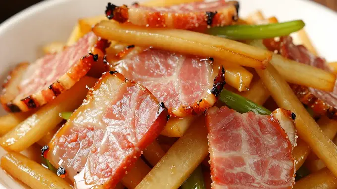 腊肉炒萝卜干:藏在烟火里的 “朴素珍味”,一口回到小时候