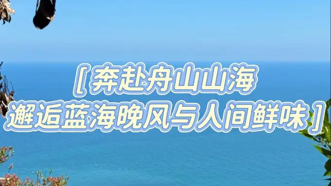 暑期玩转舟山:避开人潮与踩雷的终极攻略