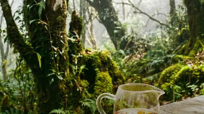 千年古树蕴山野,一盏琥珀染时光