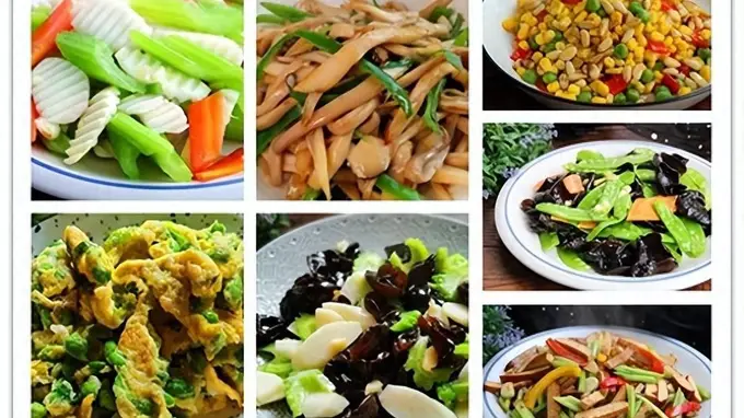 8道夏日素菜小炒，清爽开胃，低脂健康，轻松搞定全家一日三餐！