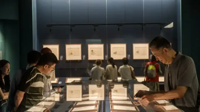 中国国家画院美术馆首次完整展出丰子恺《护生画集》450幅原作