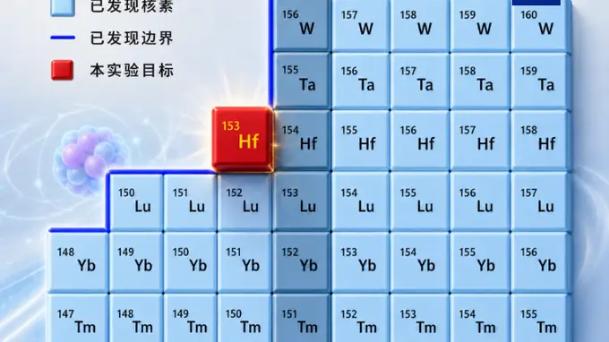 我国大国重器新突破！借助HIAF成功合成并鉴别稀有原子核铪-153