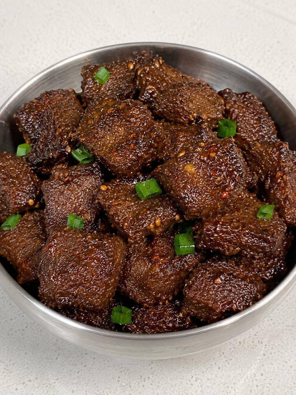 空气炸锅孜然牛肉粒：外焦里嫩，香辣过瘾