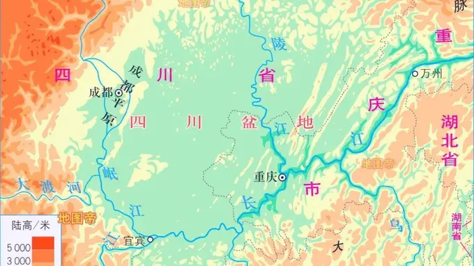 四川盆地历史上的割据势力