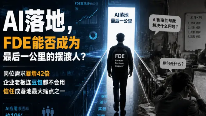 FDE从业者转行记 42倍需求暴涨下的“最后一公里”困局