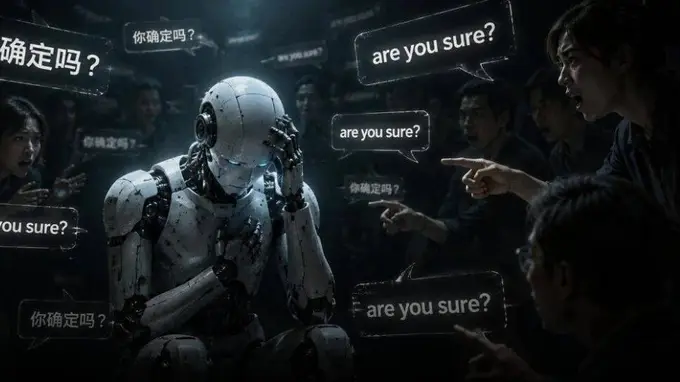 一句「你确定吗」,大模型集体暴露「讨好型人格」?