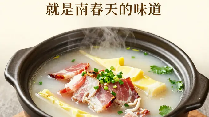 咸笃鲜慢炖出江南春味,一锅汤喝懂时令鲜甜