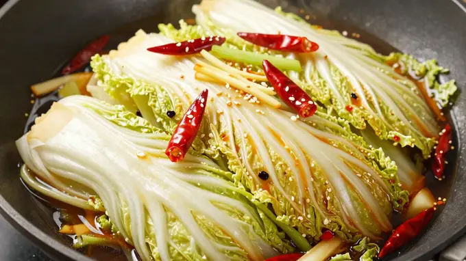 脆嫩入味锅烧白菜做法秘诀 这招比肉还香