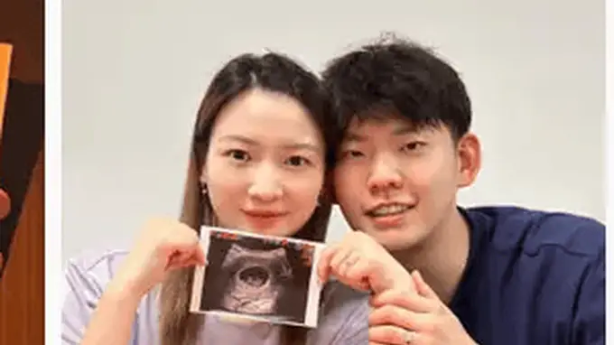 刘雨辰黄雅琼官宣怀小宝宝 曾夺冠后求婚今晒B超照报喜