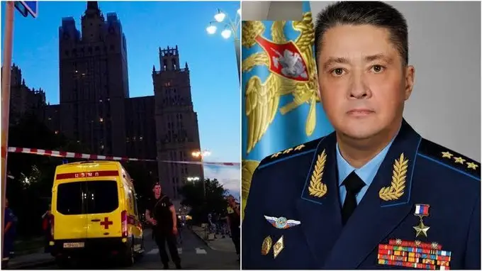 俄空天军总司令柴科庆生宴旁遭炸弹袭击 简易爆炸装置引悲剧