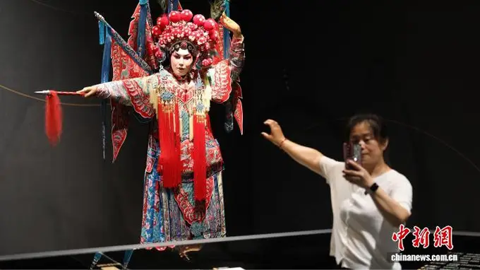 陕西西安:暑期游升温 秦腔艺术博物馆迎游客