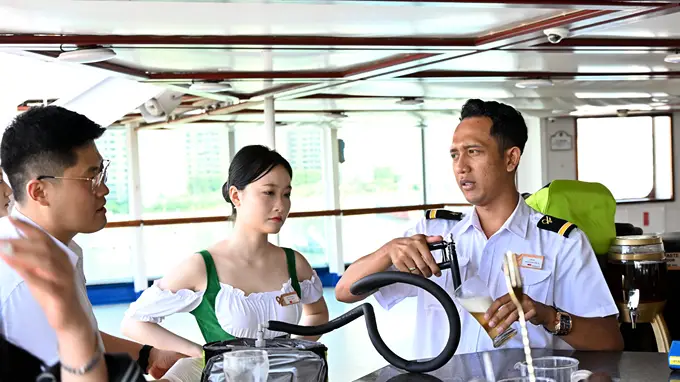 青岛国际啤酒节“海上啤酒节”邮轮静态游活动启动