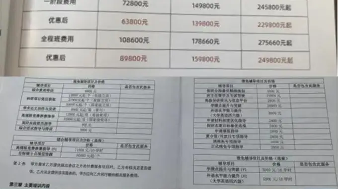 9999元保研套餐踩坑 金钱堆履历的升学焦虑该治了