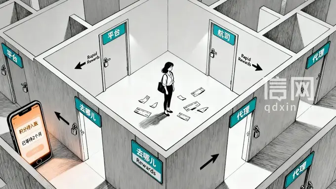 去哪儿退款积分拖两月未到 推责航司代理引用户投诉