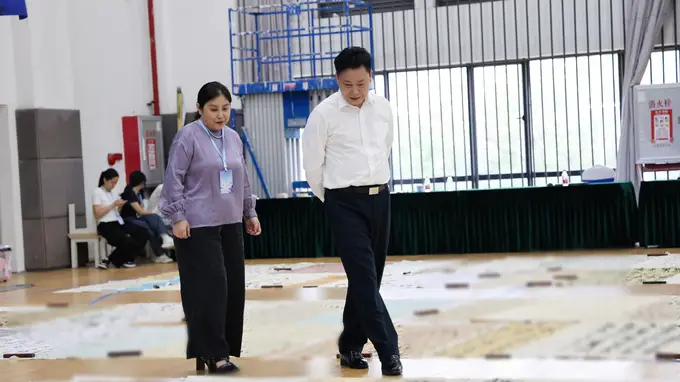 “笔墨中国”书写赛“印记中国”篆刻赛广东省复赛落地广外艺