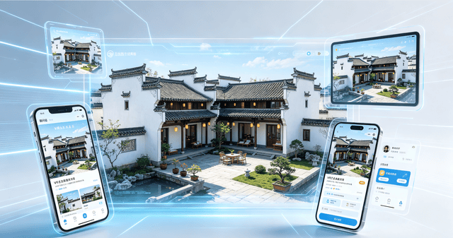 VR 云游徽韵民宿：全景技术赋能获客新路径