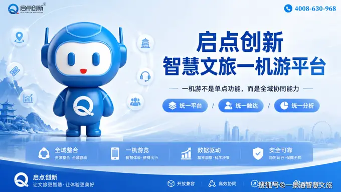 一景通旅游景区一码游全域文旅系统:一机游景区平台,全渠道售检票管理系统