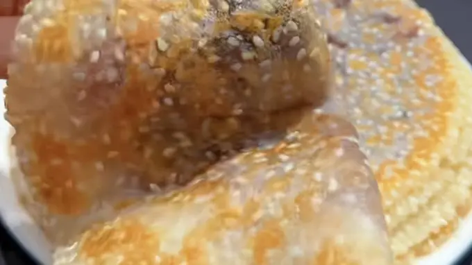 不用发面！快手芝麻糯米饼，香酥带芝麻香，待客也拿得出手