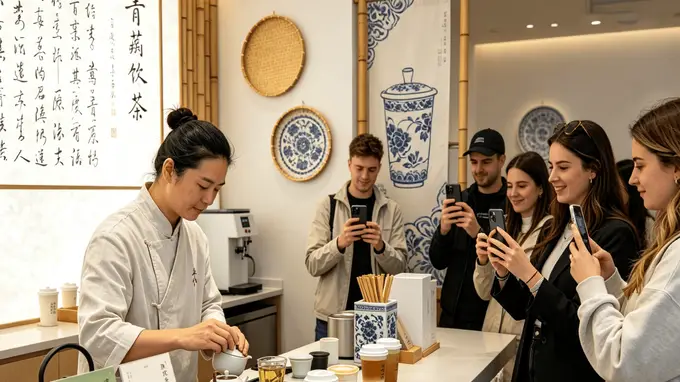 新茶饮出海迈入文化叙事时代,中式茶特调成为东方美学全球载体