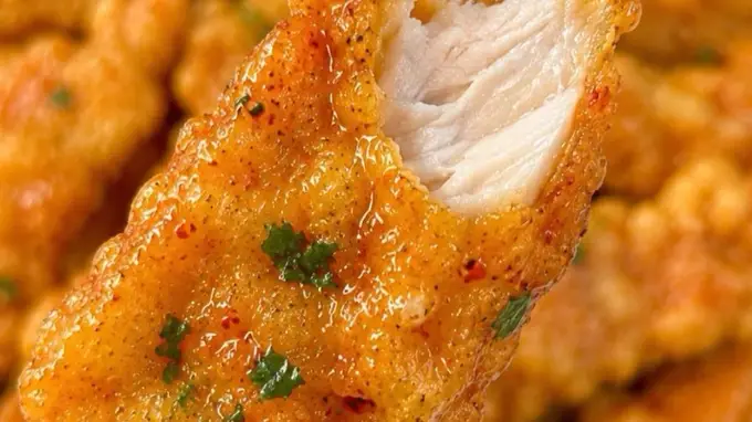 椒盐鸡胸肉条：外酥里嫩香到舔手指，追剧下酒都绝了