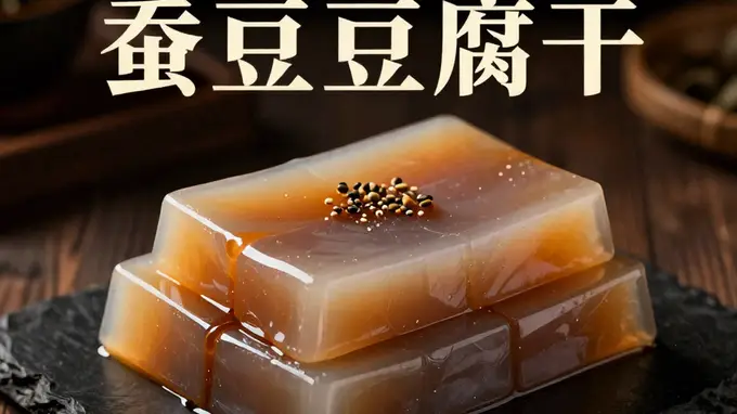 浑源凉粉蚕豆豆腐干：大同独有的灵魂搭配