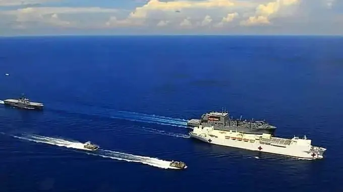 美军6艘轻型巡逻艇已抵菲 借南海仲裁案十周年节点调兵南海