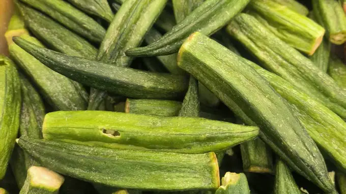 冻干秋葵小食:一口鲜脆锁原生风味