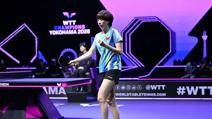 2026WTT横滨冠军赛：蒯曼直落三局横扫巴特拉 陈熠苦战五局逆袭晋级16强