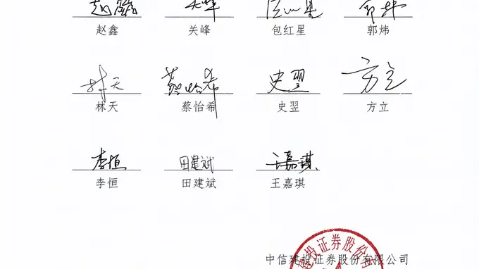 长存IPO辅导团队公布,中信证券与中信建投合计31人组成