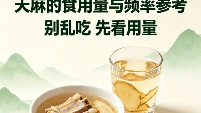 天麻的食用量与频率参考