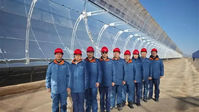中广核工程EPC承建！全球开口最大8.6米熔盐槽式集热器中试平台完成技术验证