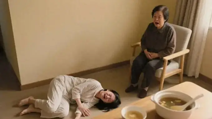 我嫌婆婆炖的月子汤苦,连续4天都给小姑子喝了,小姑子突然倒地
