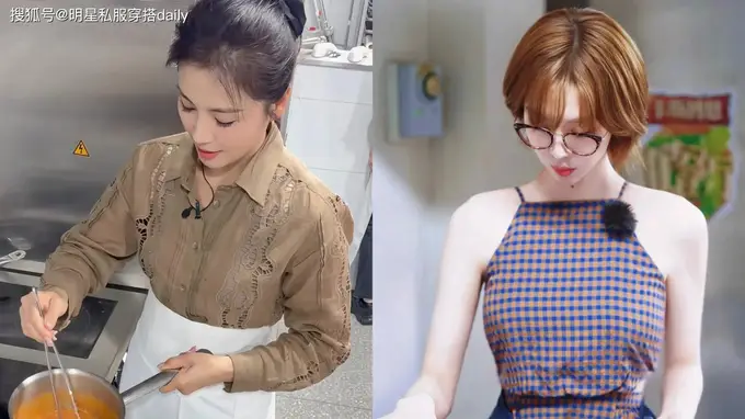 “厨娘赛道”刘涛和姜妍美的大不同！一个端庄大气一个温柔小姨！