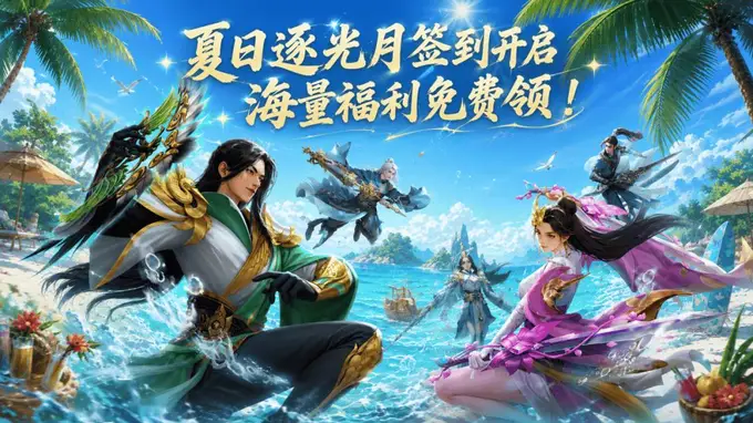 活动预告丨七月精彩不停！月签到上线，夏日狂欢正式开启