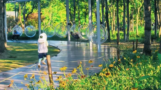 上海30万㎡免费公园刷屏:向日葵花海+森虫秘境+森林咖啡,夏日限定浪漫